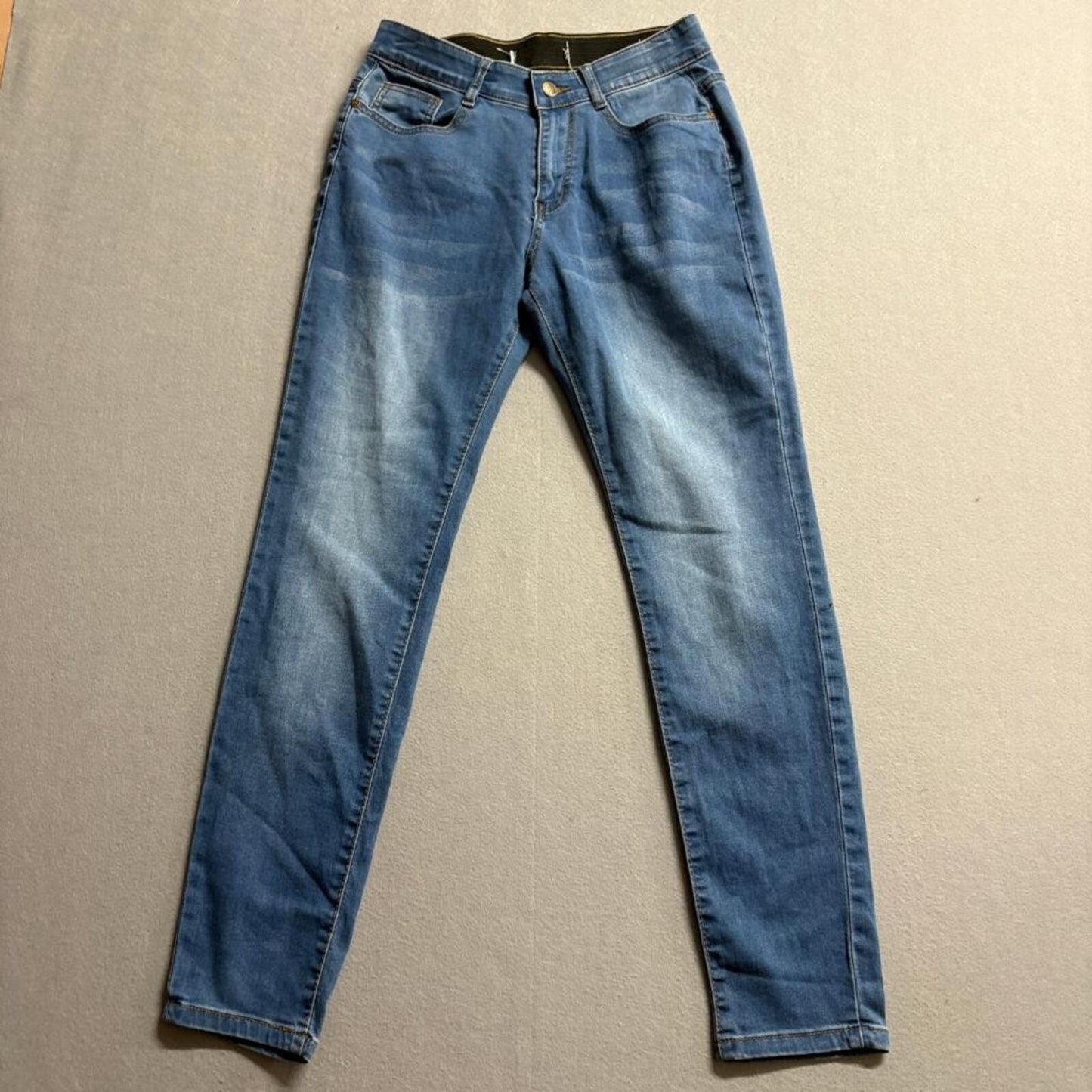 Angels of Difference Skinny Jeans Womens Size 6/28 Blue Stretch Denim Mid Rise