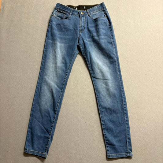 Angels of Difference Skinny Jeans Womens Size 6/28 Blue Stretch Denim Mid Rise