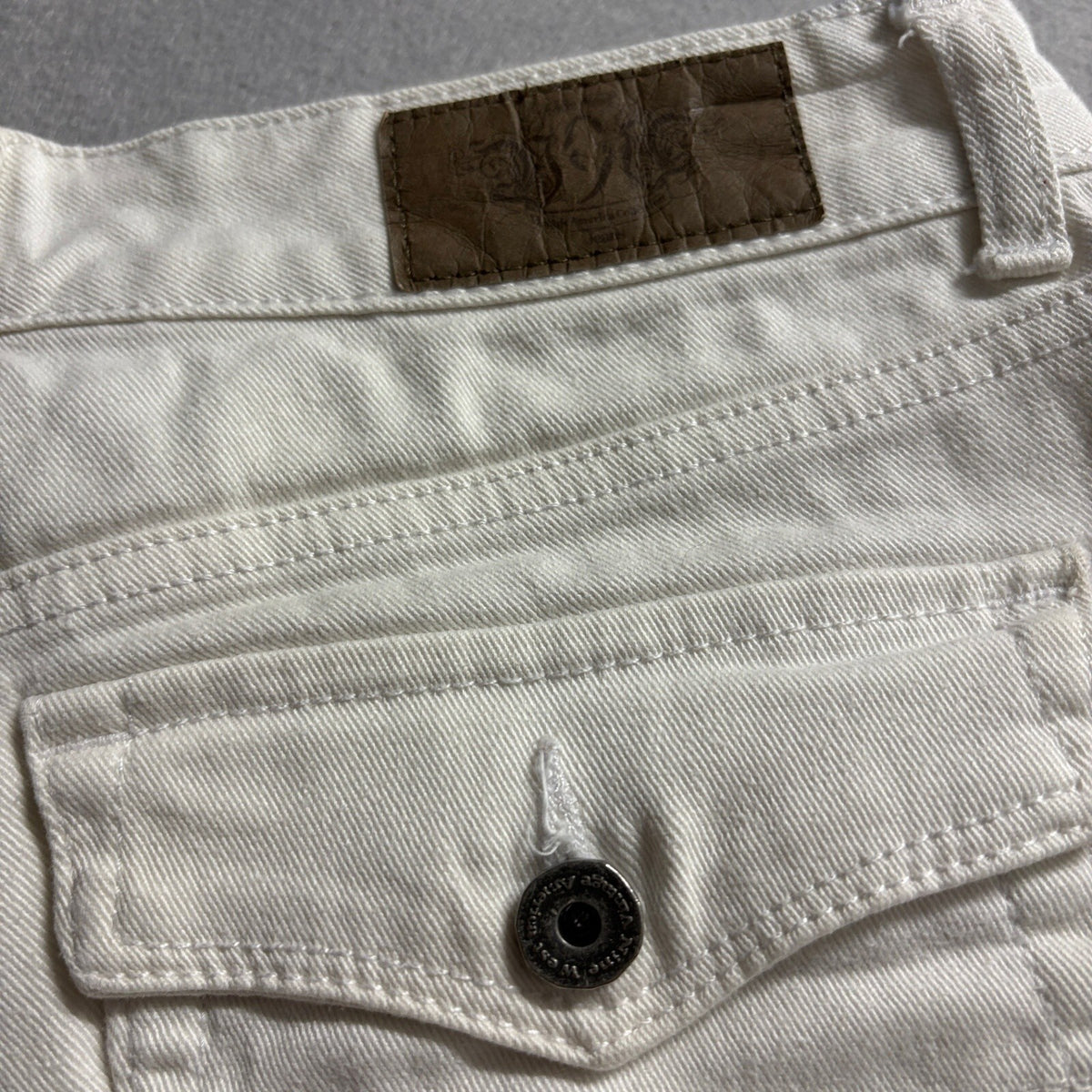 Nine West Vintage America Collection Jeans Womens 6/27 Off White Straight Leg