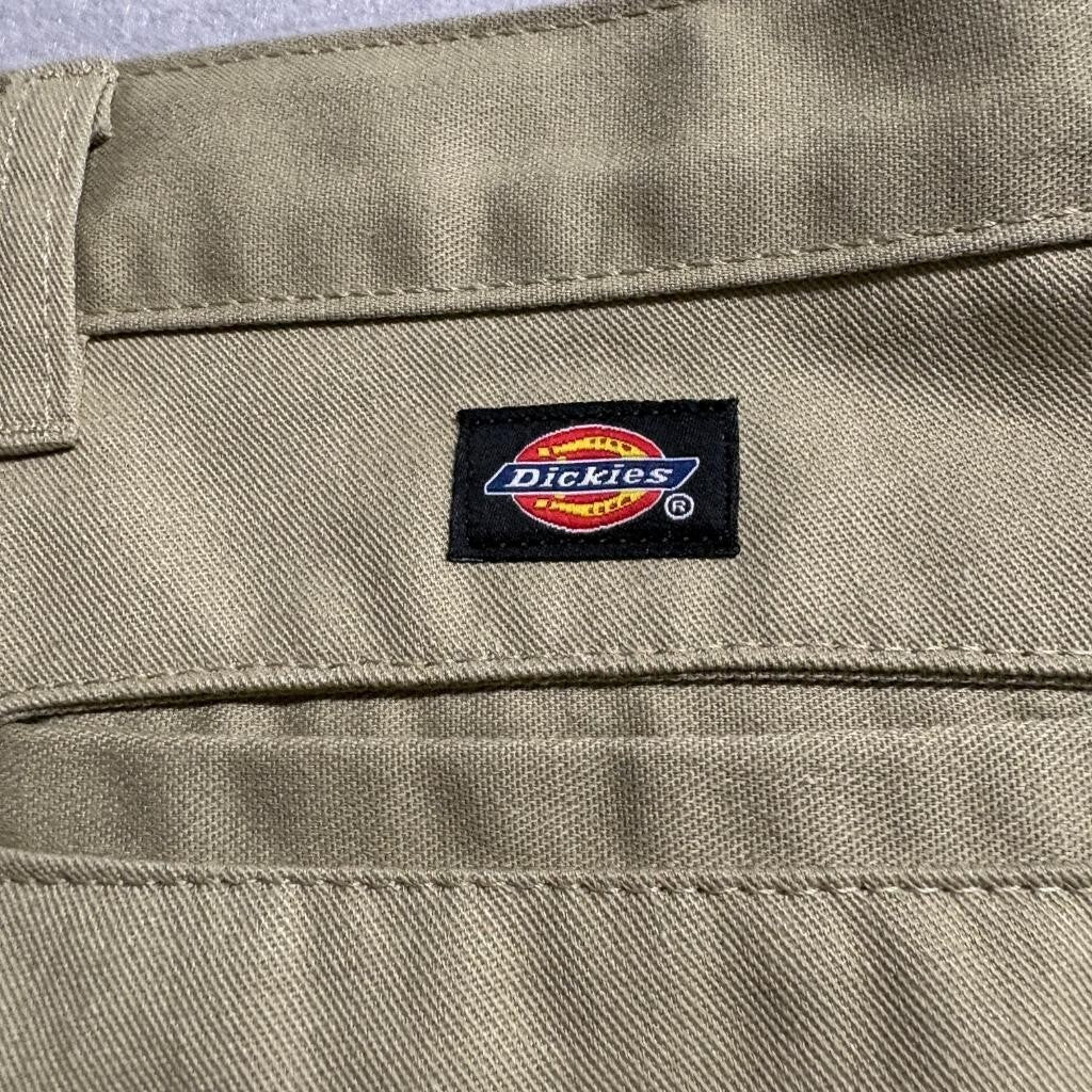 Dickies 874 Work Pants Mens 30x24 Khaki Tan Flat Front Twill Chino Slacks