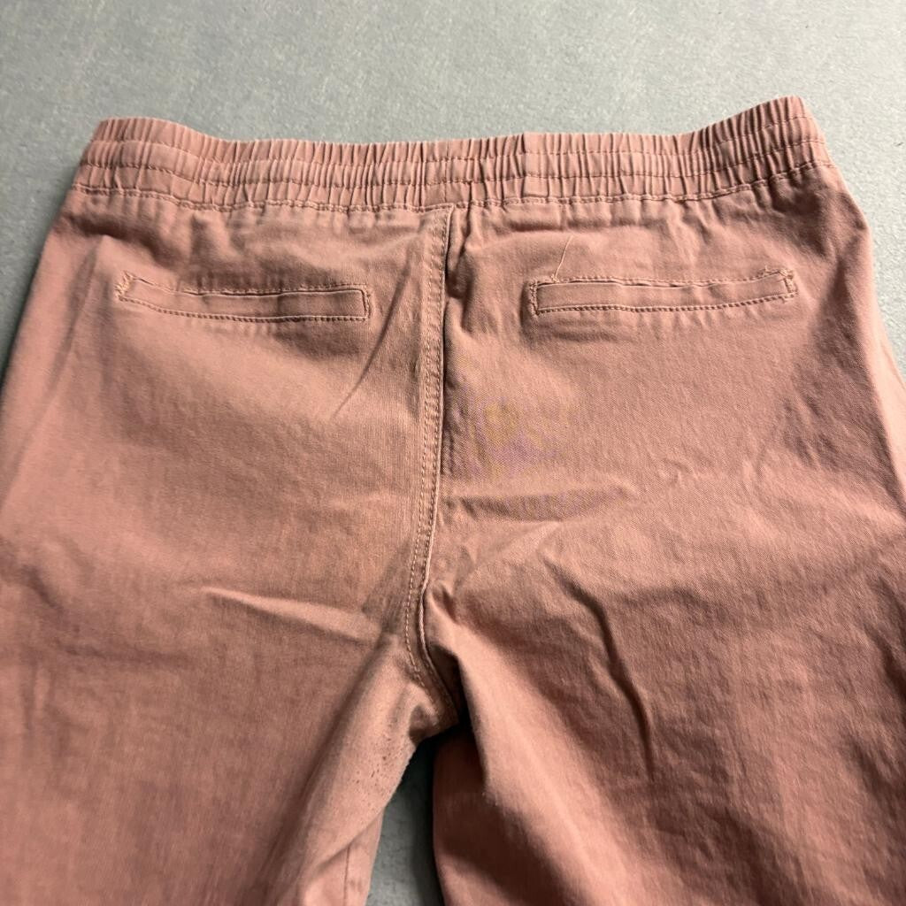 Monkey Ride Jeans Womens Cargo Jogger Pants Size 15/32 Pink Mauve Elastic Waist