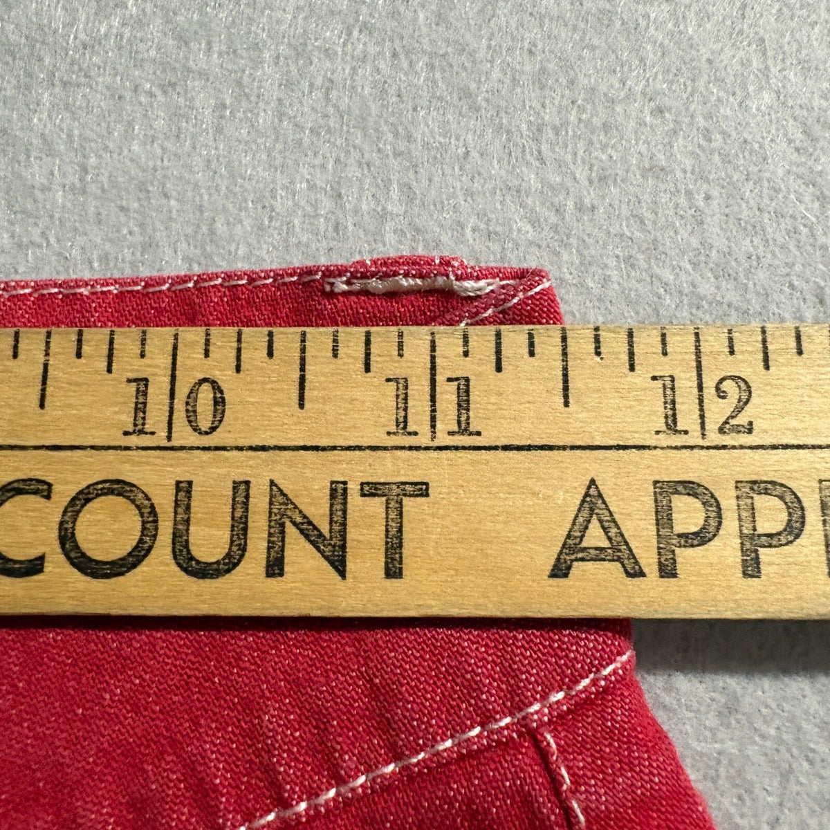 Guess Jeans Vintage Womens 24 Red Denim Pants Bootcut Mid Rise Made in Hong Kong
