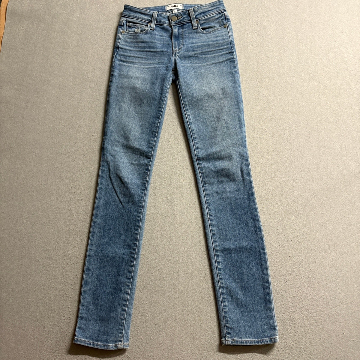 Paige Denim Skyline Skinny Jeans Womens Size 23 Blue Stretch Denim Pants