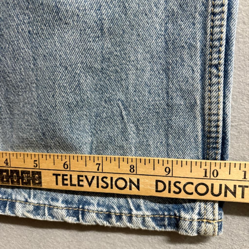H&M Divided Distressed Wide Leg Jeans Womens Size 6 Blue Denim Ripped High Rise