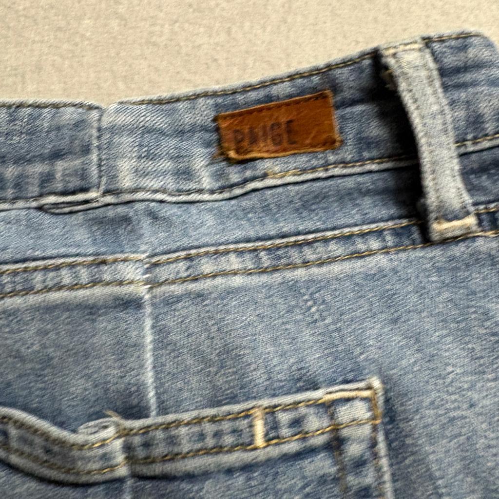 Paige Jimmy Jimmy Skinny Jeans Womens Size 28 Medium Wash Blue Denim Stretch