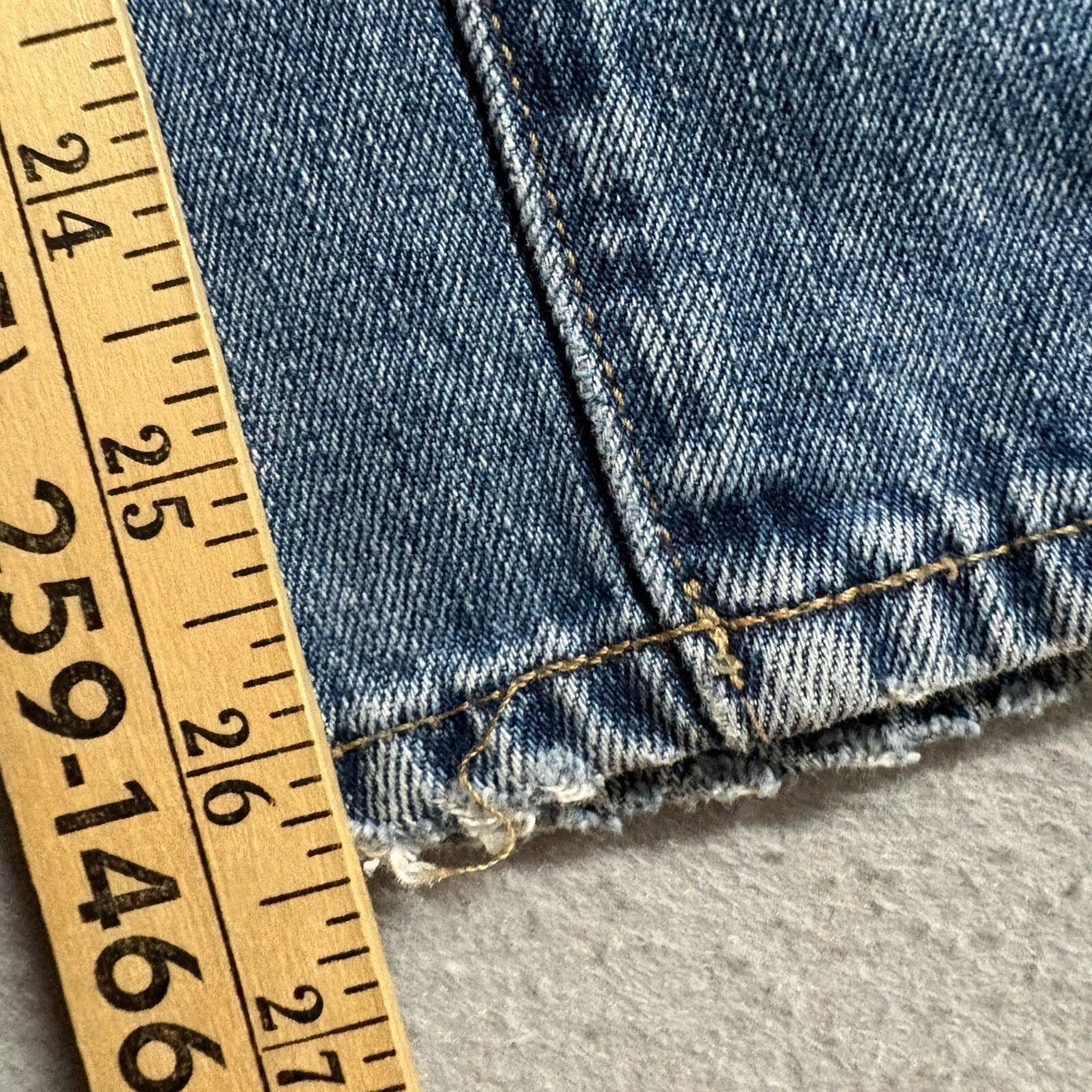 Lucky Brand Patchwork Jeans Womens Size 4 27 Blue Denim Distressed Straight Leg
