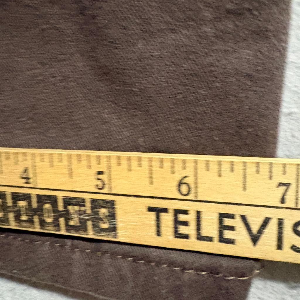 Dickies Slim Fit Pants Mens 28x32 Brown Workwear Chino Flat Front Polyester