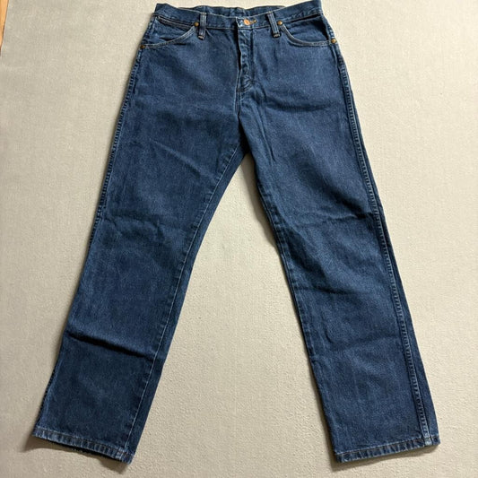 Wrangler 13MWZDO Cowboy Cut Jeans Mens 32x30 Blue Denim Straight Leg
