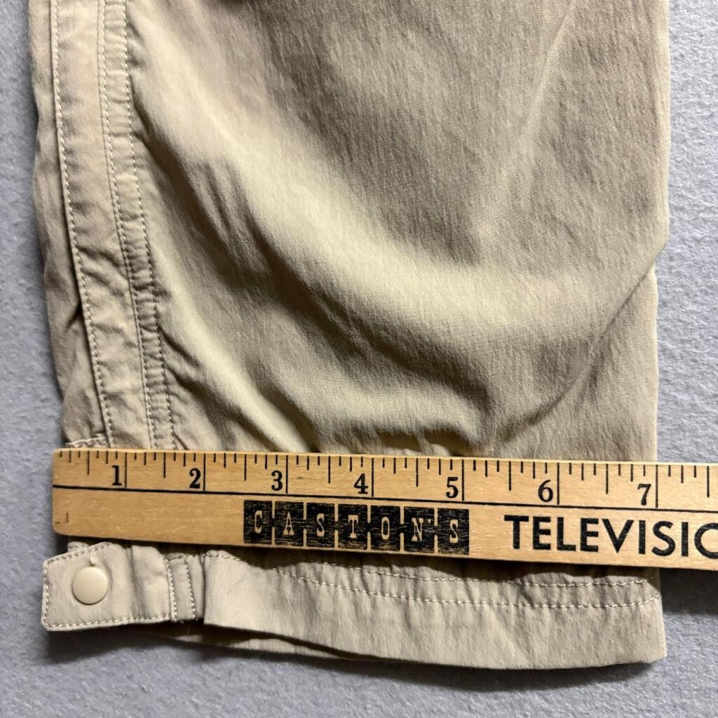 REI Co-op Sahara Convertible Pants Womens 4 Petite Beige Nylon Stretch Hiking