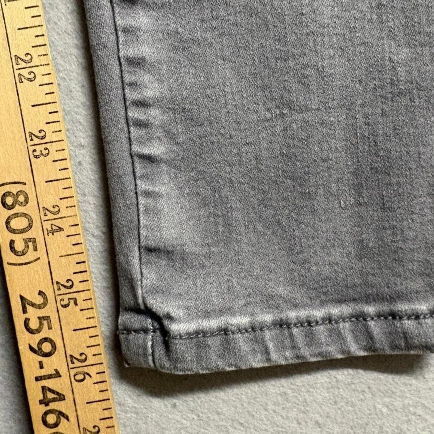 Juicy Couture Girls Skinny Jeans Size 6 Gray Stretch Denim Pull On Elastic Waist