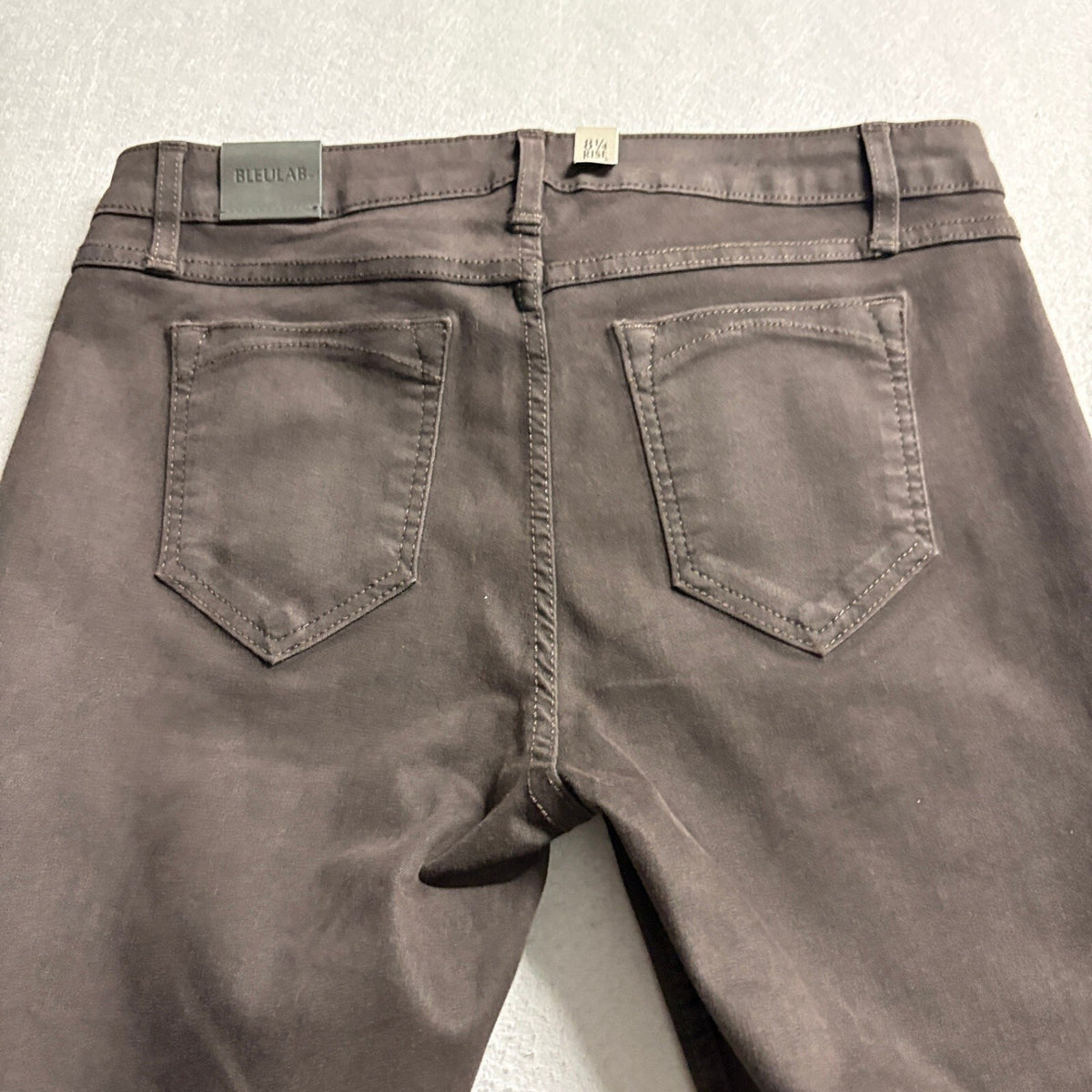 Bleulab Detour Reversible Ballet Legging Jeans Size 32 Dark Brown Coated USA