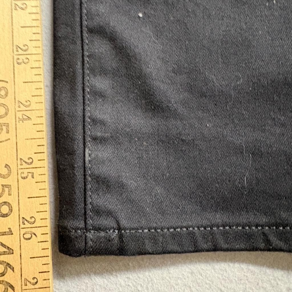 NYDJ Marilyn Straight Jeans Womens Size 0 Black Lift Tuck Stretch Denim