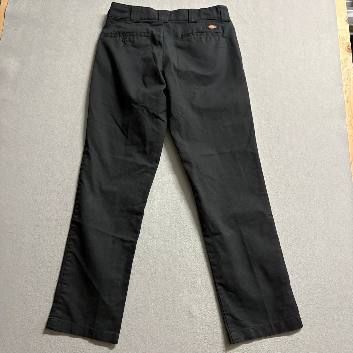 Dickies Flex Mens 32x32 Black Work Pants WP150BK Straight Leg Chino