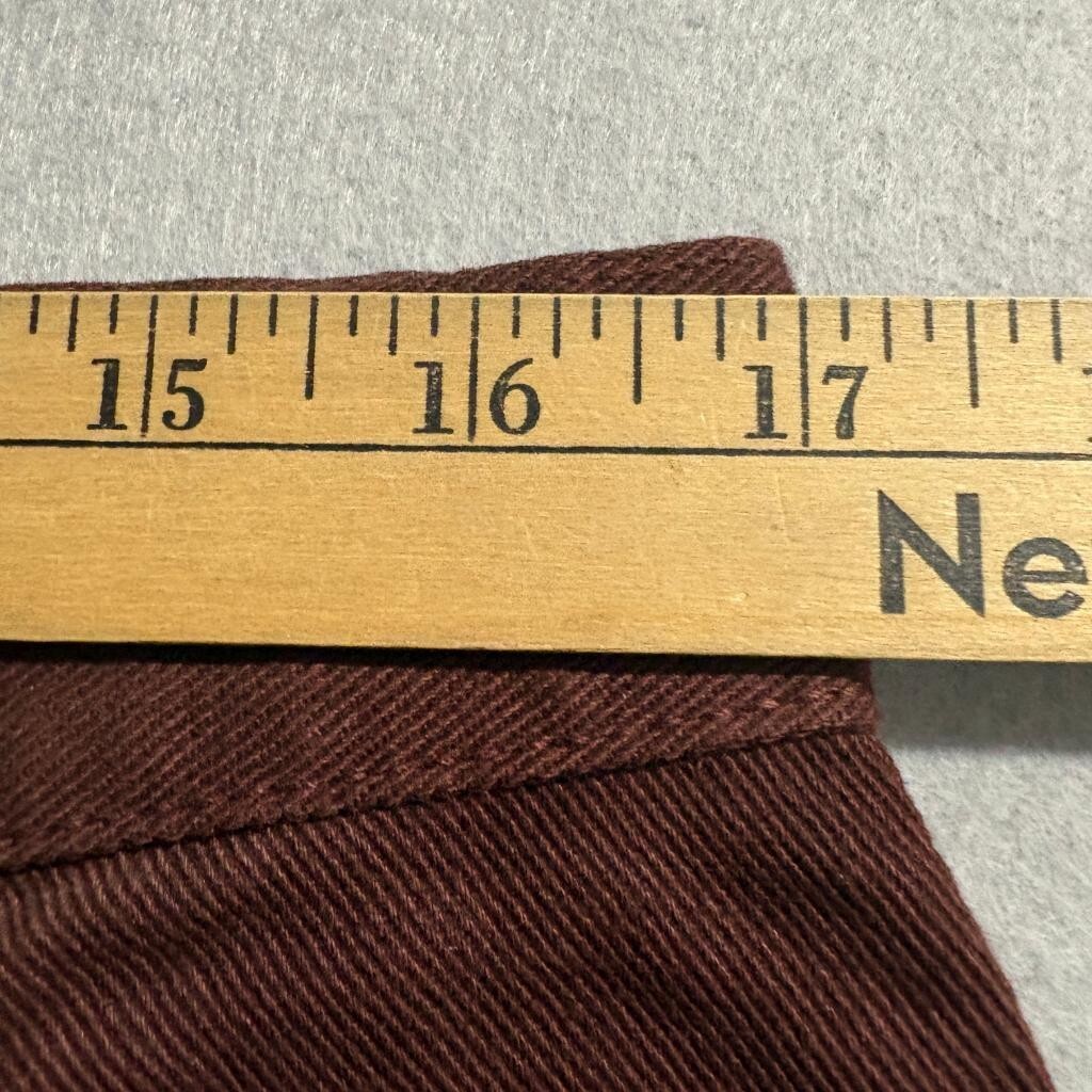 Vintage Wave Clothing Jeans Womens Size 15 Brown Denim High Rise Tapered USA