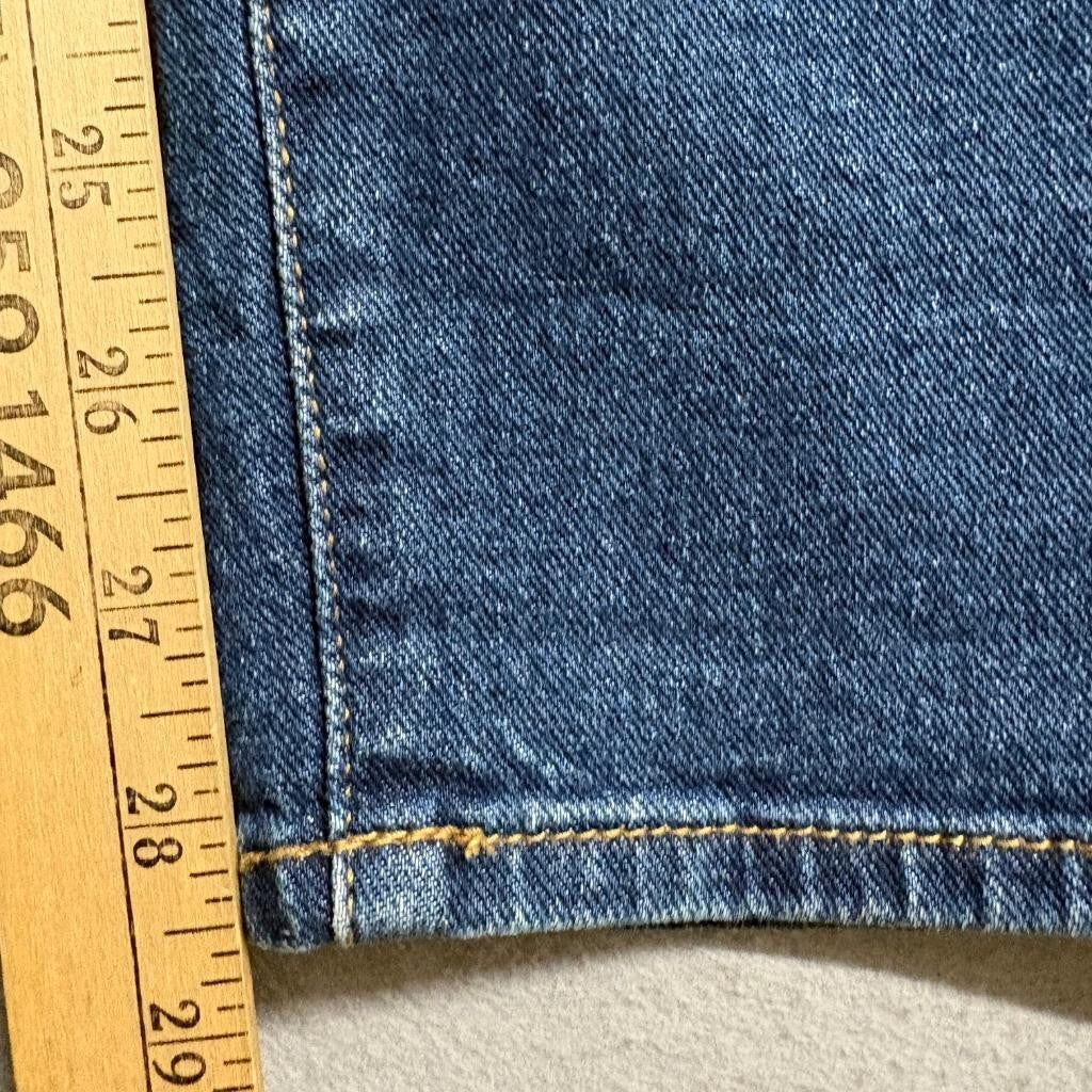 Gloria Vanderbilt Boyfriend Jeans Womens 14 Medium Wash Blue Stretch Denim