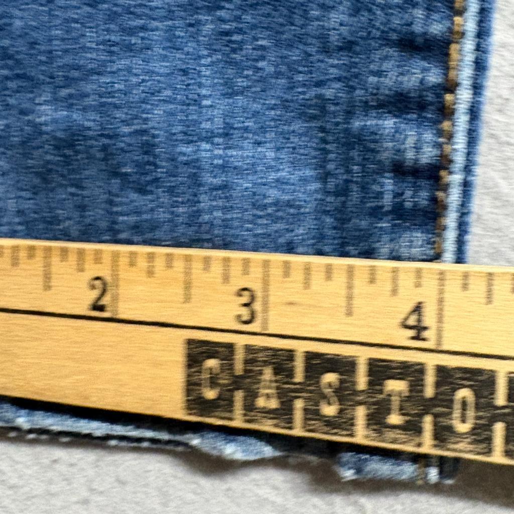 Levis Mile High Super Skinny Jeans Womens 27 Distressed Ripped Knee Blue Denim