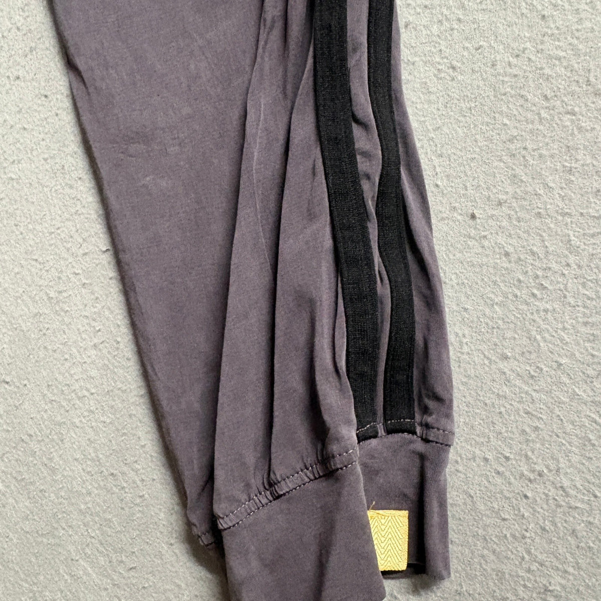 Monreal London Womens XS Track Pants Gray Cupro Blend Drawstring Joggers Side