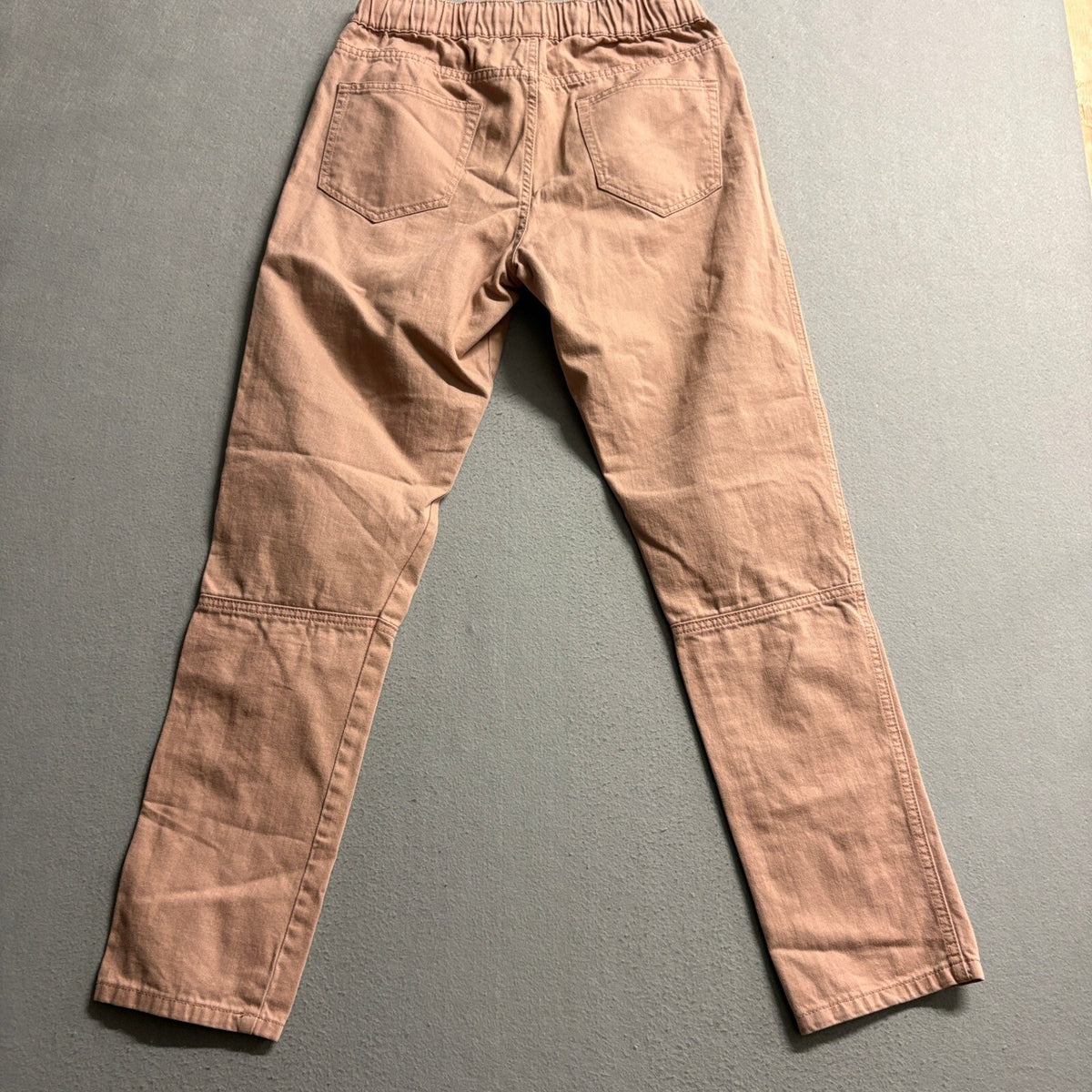 Forever 21 Men Distressed Jogger Pants XS Pink Cotton Drawstring Elastic Waist