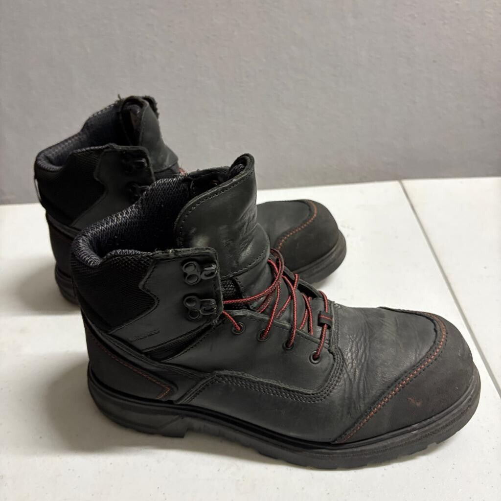 Red Wing 2400 King Toe Mens 9.5 D Waterproof Steel Toe Work Boots Black Leather