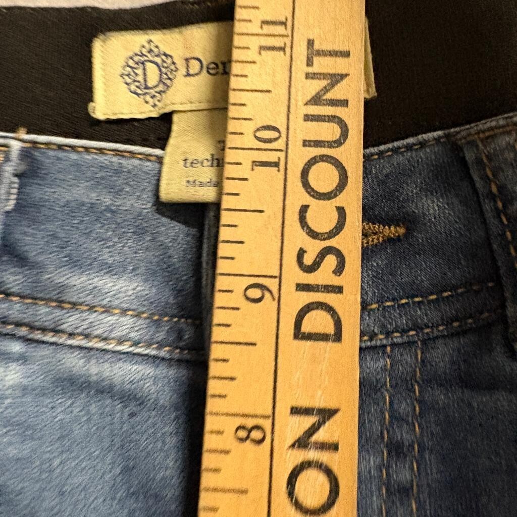 Democracy Ab Technology Skinny Jeans Womens Size 8 Blue Denim Stretch