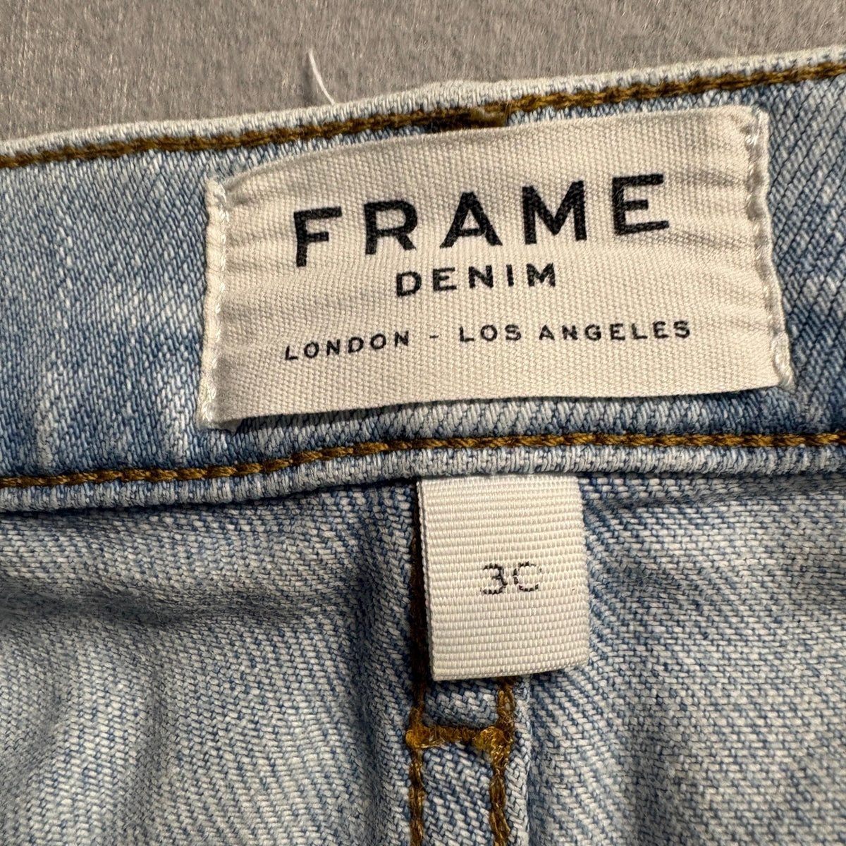 Frame Denim L'Homme Skinny Jeans Mens 30 Light Wash Distressed Blue Turkey