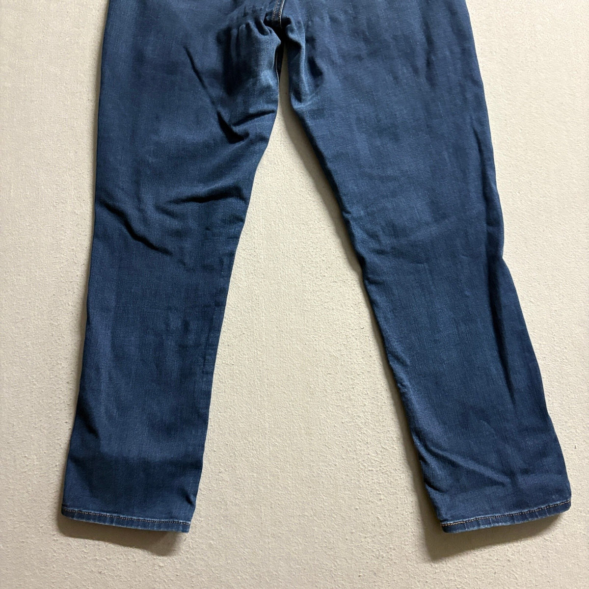 Levis Mid Rise Skinny Jeans Womens Size 14 Medium Dark Wash Blue Stretch Denim
