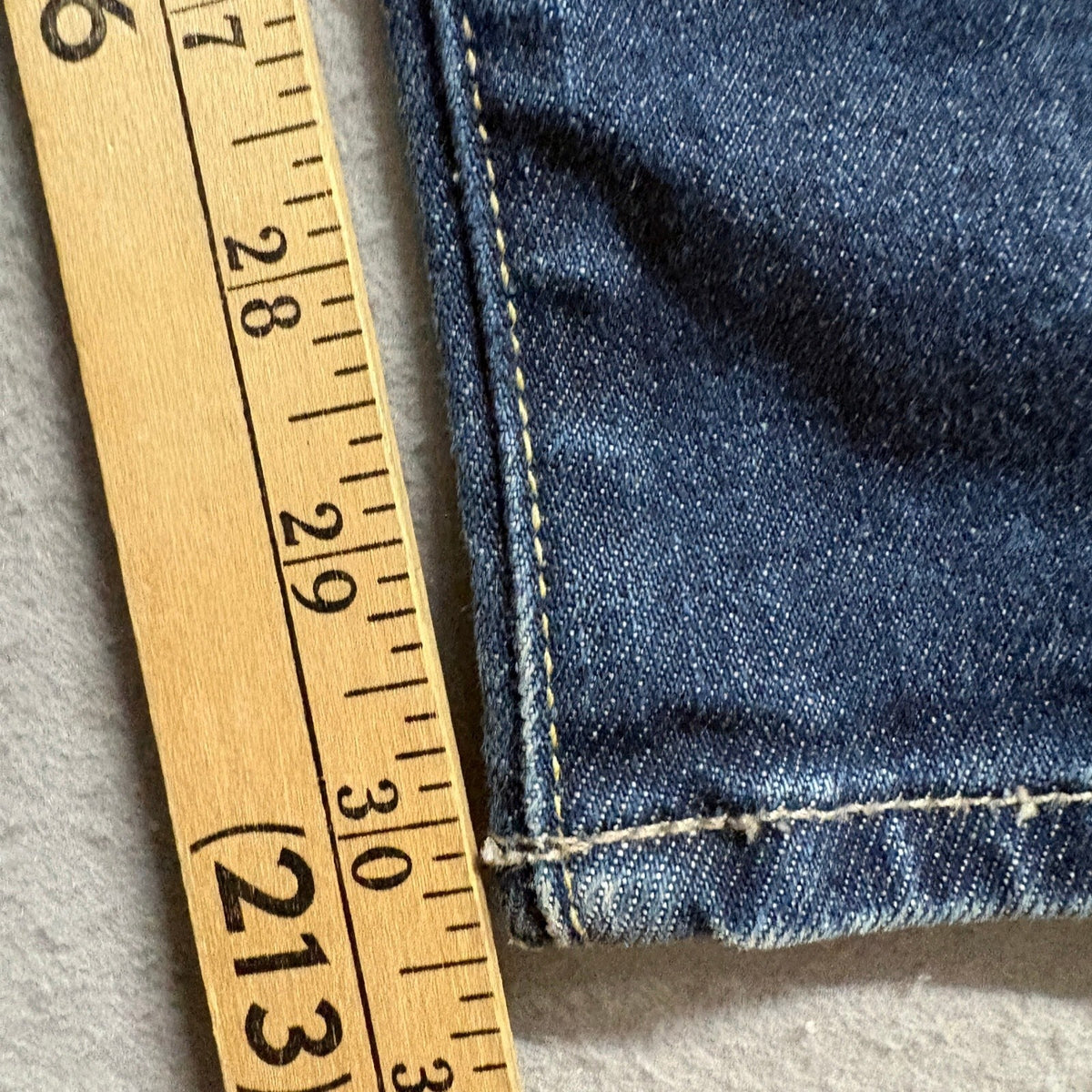 7 For All Mankind Paxtyn Skinny Jeans Mens Size 32x30 Dark Wash Blue Stretch USA