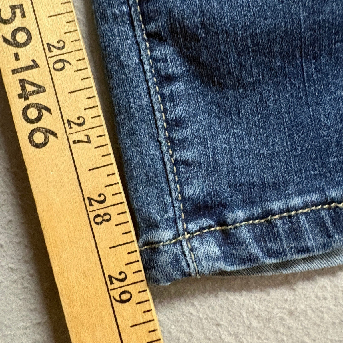 Fashion Nova Two Tone Skinny Jeans Womens Size 16 Blue High Rise Stretch Denim