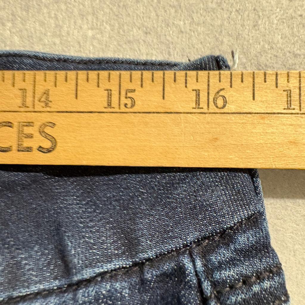 Seven7 Womens Skinny Jeans Size 12 Dark Wash Blue Denim Stretch High Rise
