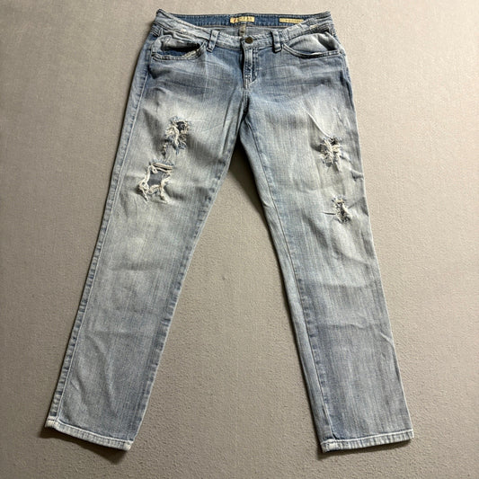 GUESS Los Angeles Brittney Relaxed Skinny Jeans Mens Women Size 28 Light