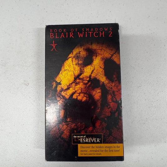 Book of Shadows Blair Witch 2 VHS 2000 Horror Movie Artisan Entertainment