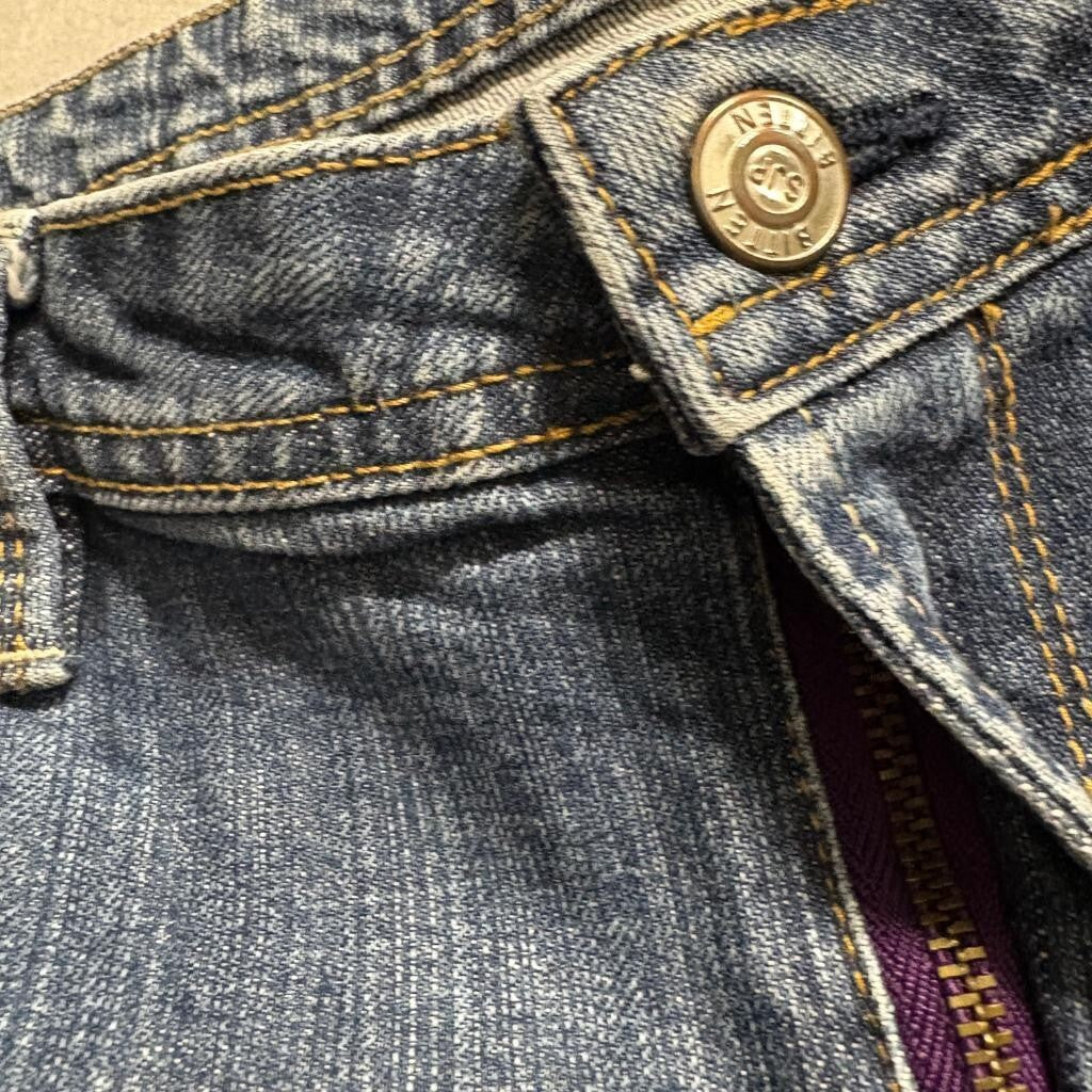 Bitten Sarah Jessica Parker Jeans Womens 12R Blue Denim Straight Leg Stretch