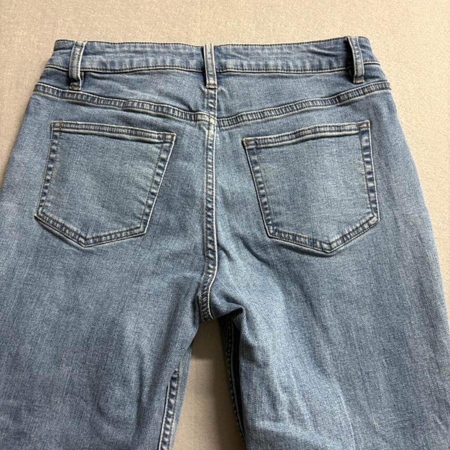 Candace Cameron Bure Jeans Womens Size 8 Blue Denim Straight Leg Stretch