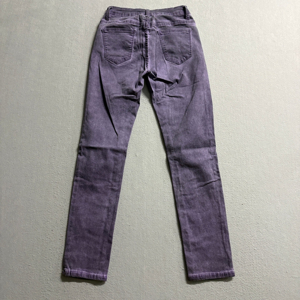 Bobore Purple Skinny Jeans Womens Size 28 S Cotton Stretch Denim Pants