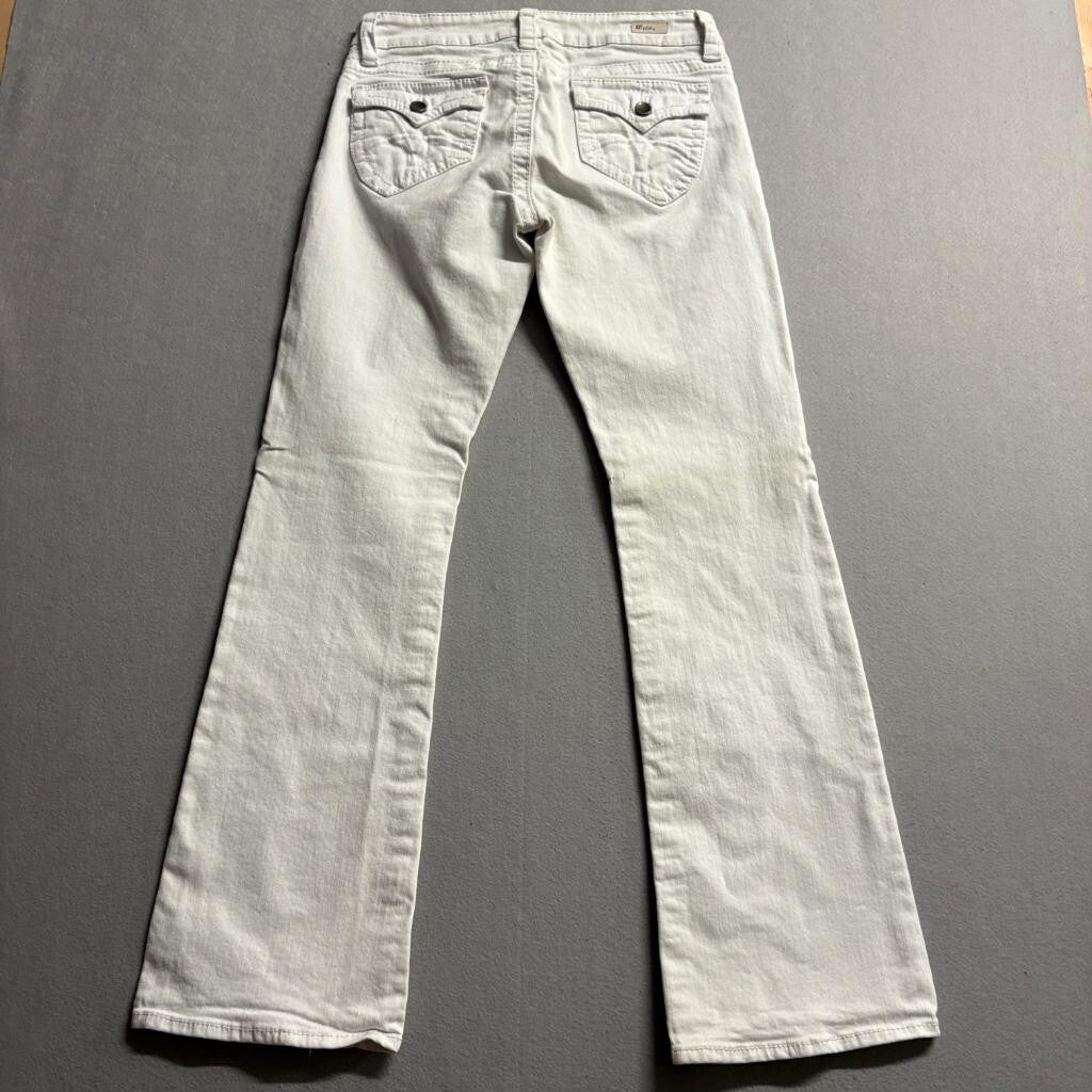 Kut from the Kloth Natalie High Rise Bootcut Jeans Womens Size 6 White Denim