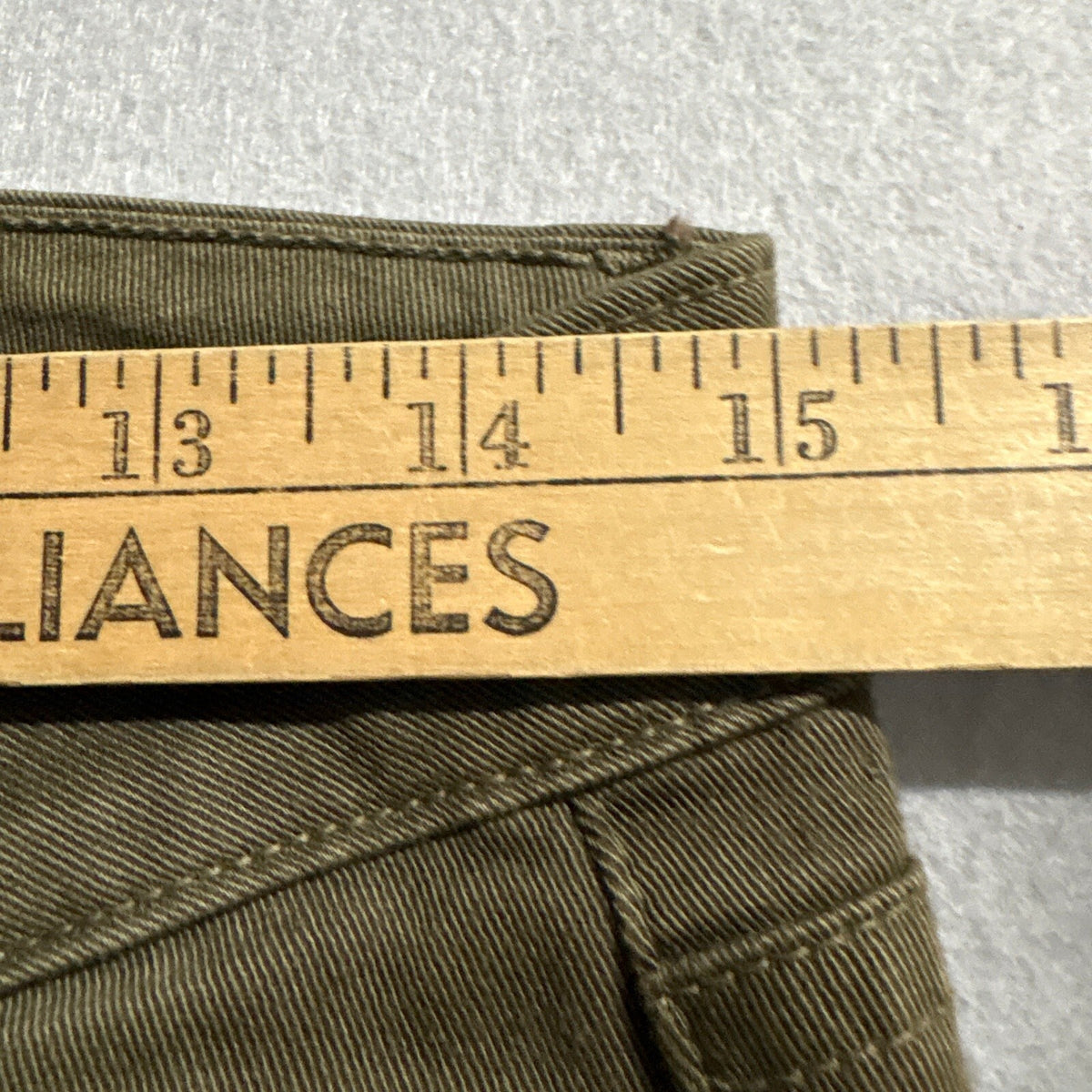 Paige Denim Peg Skinny Jeans Womens 28 Olive Green Stretch Made in USA