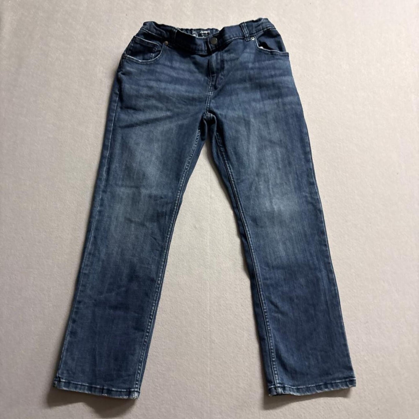 Wonder Nation Boys Jeans Size 14 Husky Blue Denim Straight Leg Stretch
