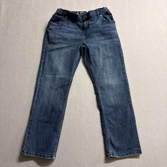 Wonder Nation Boys Jeans Size 14 Husky Blue Denim Straight Leg Stretch