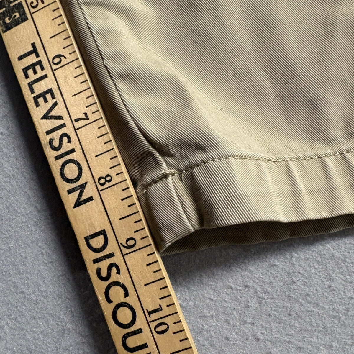 Volcom Chino Shorts Mens 30 Khaki Tan Cotton Blend Skate Casual