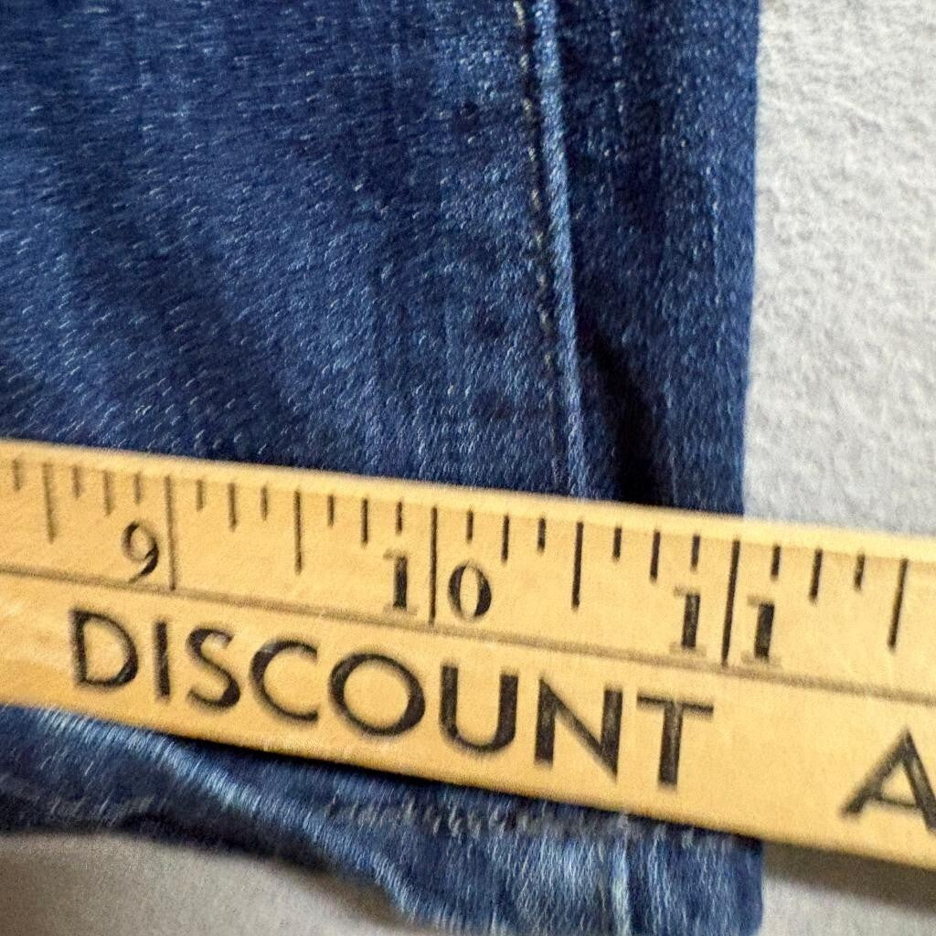 I&M Black Label Flare Jeans Womens Size 3 Blue Denim High Rise Bell Bottoms