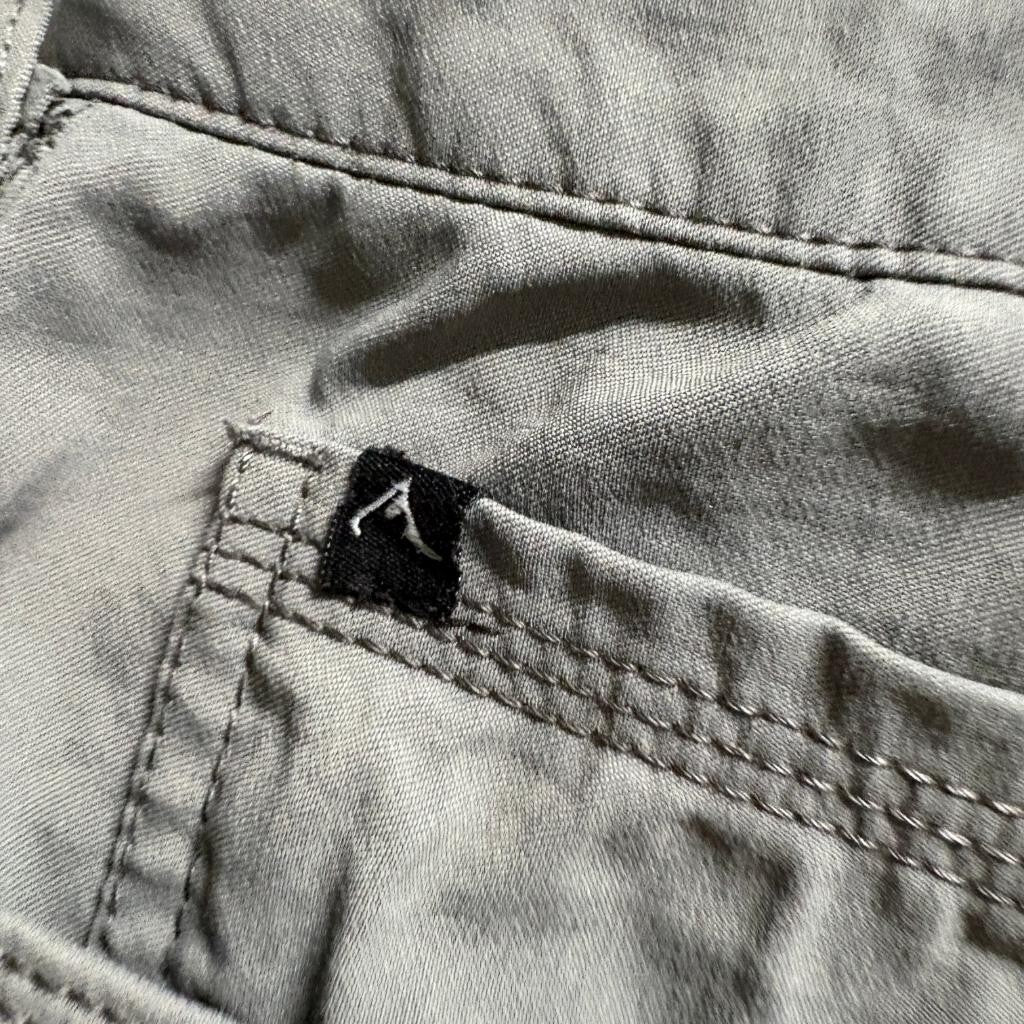 Denali Mens Pants 34x30 Gray Nylon Spandex Stretch Hiking Outdoor Cargo