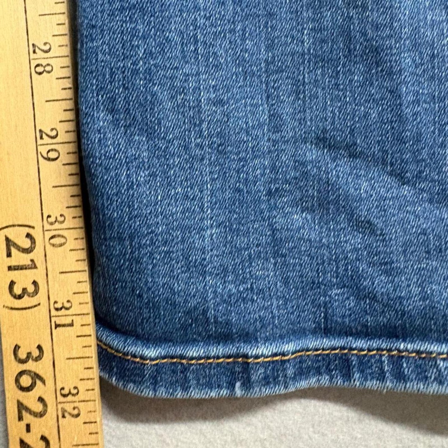 Kut from the Kloth Baby Bootcut Jeans Womens 14S Blue Denim Stretch Flawed
