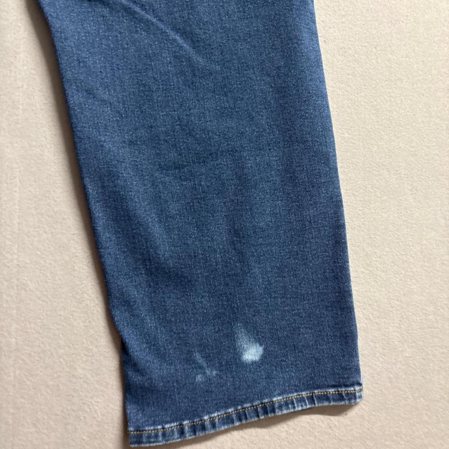 Sofia Jeans by Sofia Vergara Lana Relaxed Straight Crop Blue Denim Women's Size