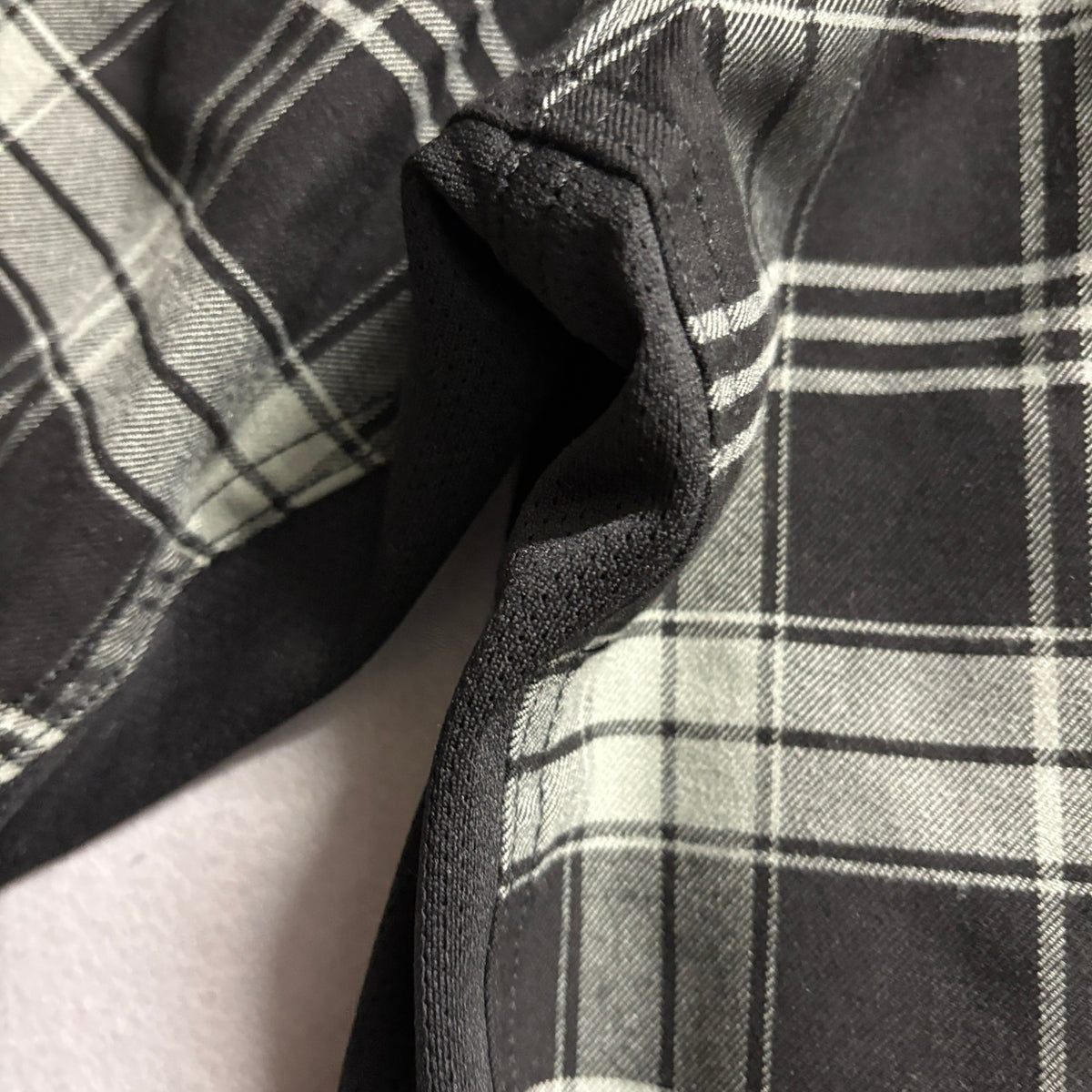 Ridgecut Toughwear Mens 2XL Plaid Long Sleeve Button Down Work Shirt Black Gray