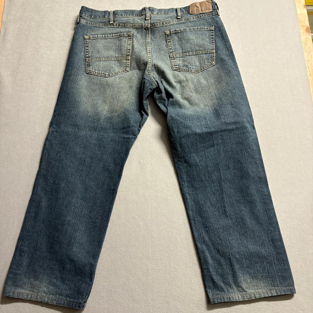Nautica Jeans Co Mens 40x32 Blue Denim Straight Leg Jeans 100% Cotton