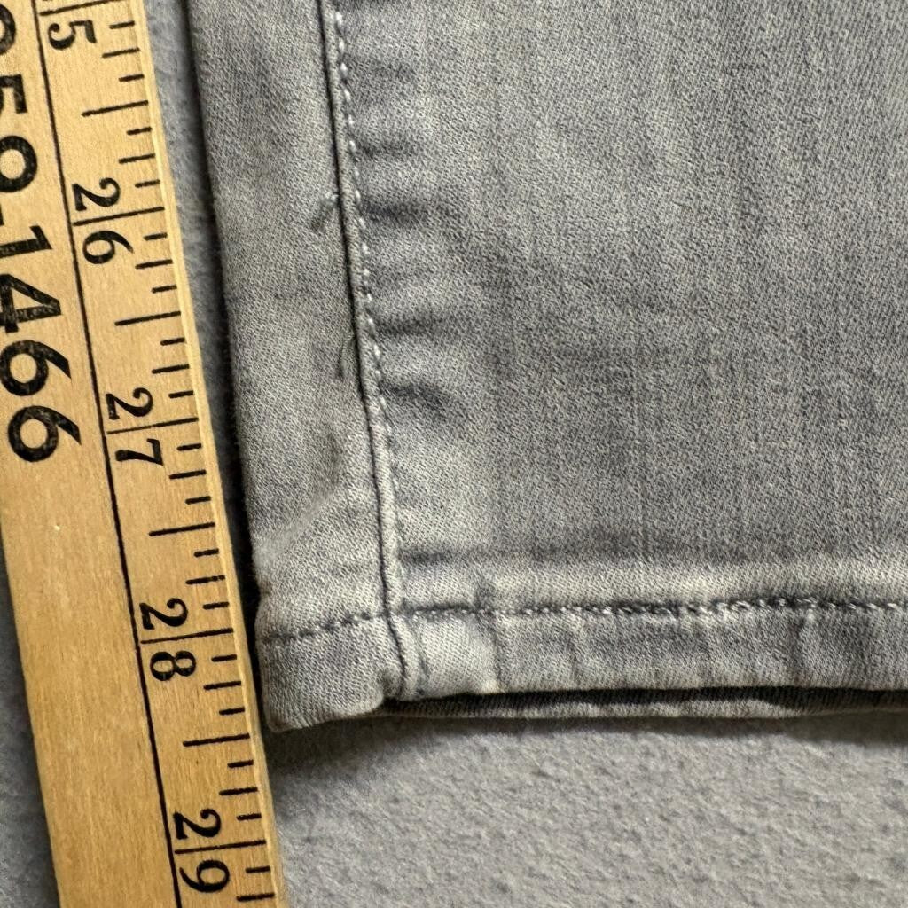 Levis 711 Skinny Jeans Womens 31 Gray Denim Stretch Mid Rise Pants W31 L30