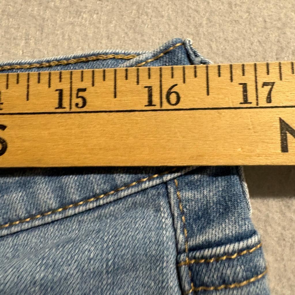 Francescas Harper Heritage High Rise Kick Crop Jeans Womens 29 Blue Denim Raw