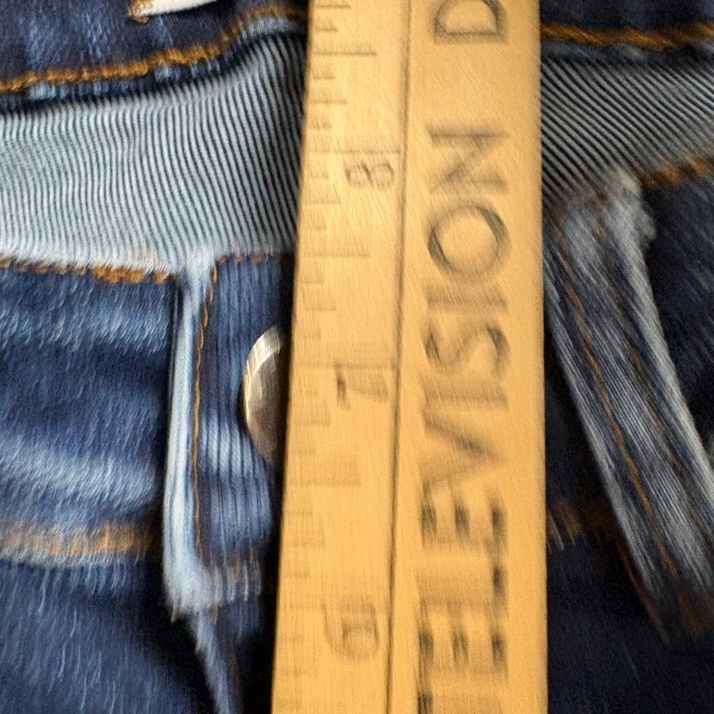 Disclosure Flare Jeans Womens Size 0/24 Blue Denim Stretch Mid Rise