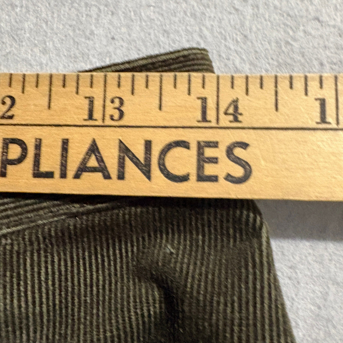 Marks & Spencer Womens Green Corduroy Pants Size UK 8 Short US 4 Straight Leg