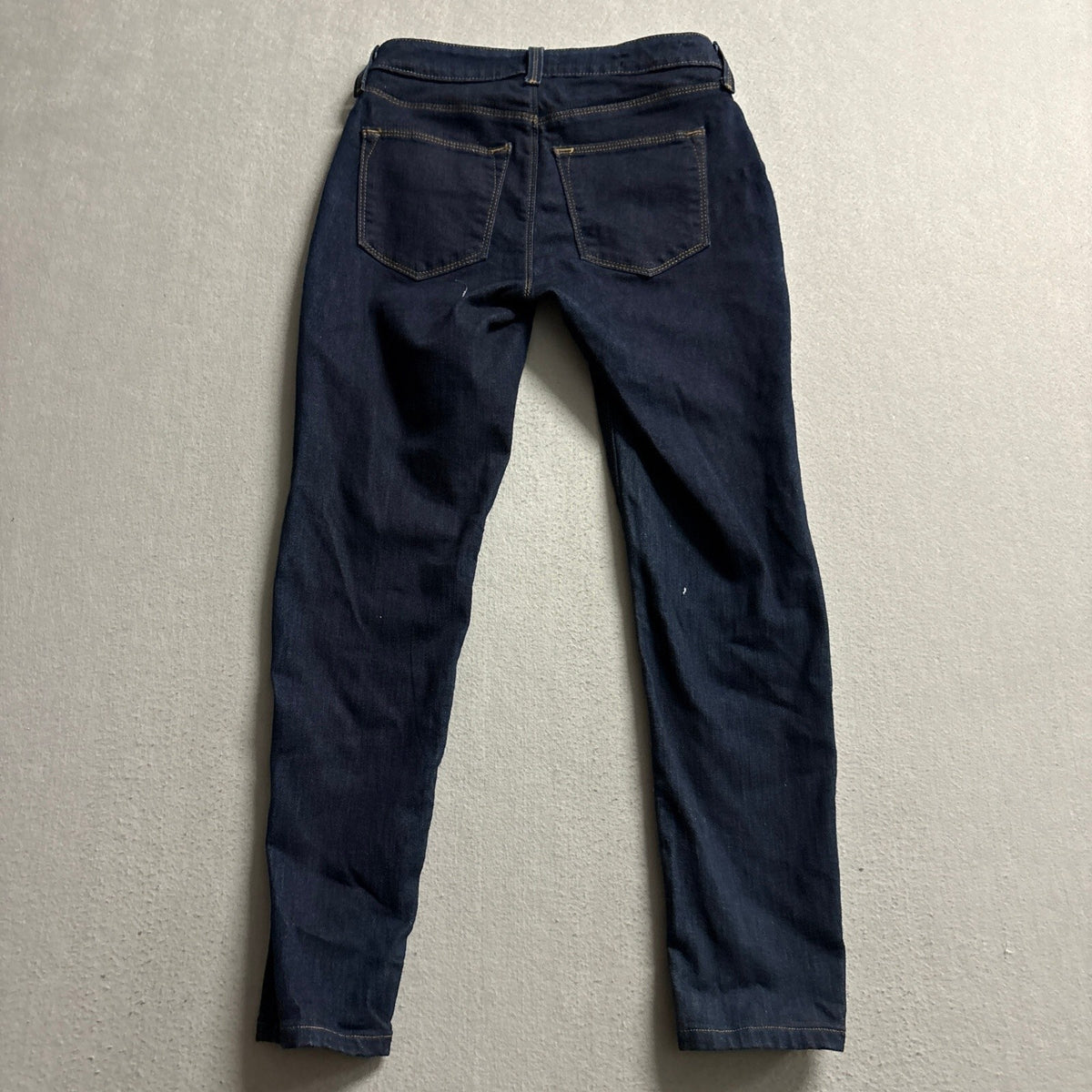 NYDJ Dylan Skinny Ankle Jeans Womens 00 Dark Wash Blue Denim Lift Tuck